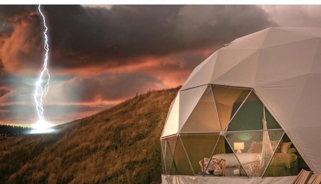 Caravans Park & Glamping Tents In The Vineyard Vila Turda Exterior foto